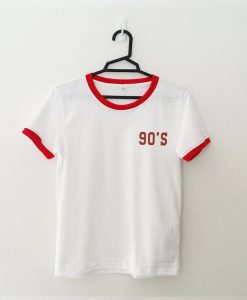 90s pocket tee ringer tshirt