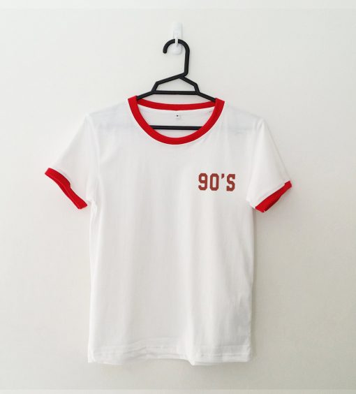 90s pocket tee ringer tshirt