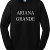 ARIANA GRANDE black-sweatshirt