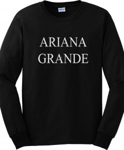 ARIANA GRANDE black-sweatshirt