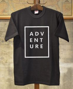 Adventure black  tshirt