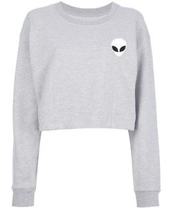 Alien Crop Sweatshirt