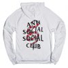 Anto Social Social White back hoodies