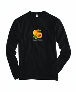 Apricot Princess Long Sleeve Tee Black