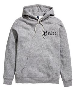 BABY GREY HOODIE