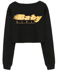 Baby Girl Cropped Sweatshirt