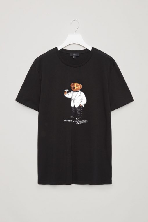 Bear polo Black Tees