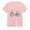 Bicycle Graphic T-Shirt Pink