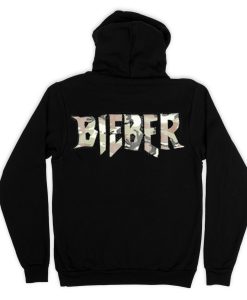 Bieber Back  Black Hoodies