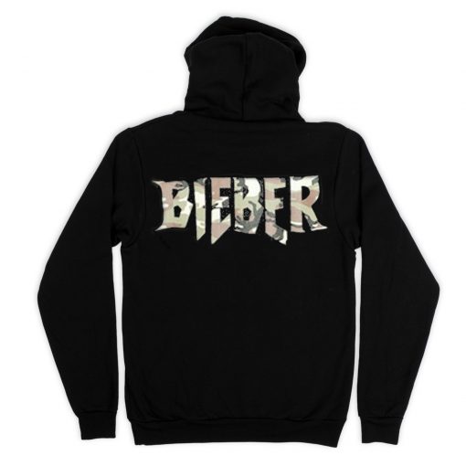 Bieber Back  Black Hoodies