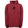 Black Rose Adult unisex Pullover Maroon Hoodie