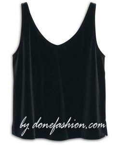 Black V Neck Top