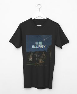 Blurry Sublimation Black Tees