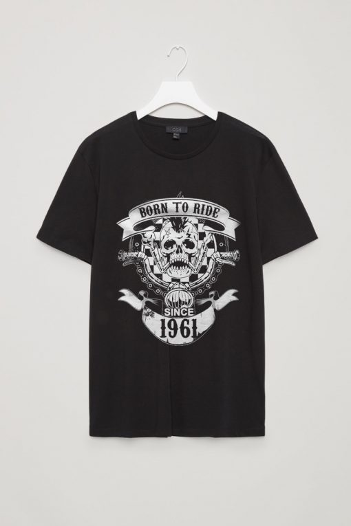 Born To RIde Since 1961 black Tees