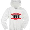 Brklyn 1998 New York White Hoodie