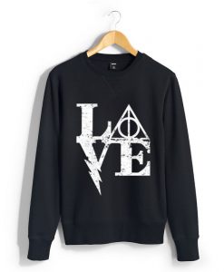 Cheap Love Harry Potter Movie Logo Sweatshir