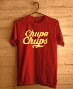 Chupa Chups Logo Red T Shirt