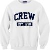 Crew Est 1790 white Sweatshirt