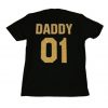 Daddy 01  Golden Black Back Tees