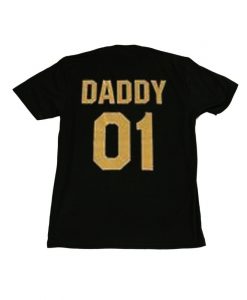 Daddy 01  Golden Black Back Tees