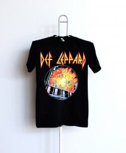 Def Leppard  Pyromania Black Tees