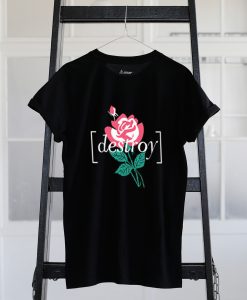 Destroy Rose black T-Shirt