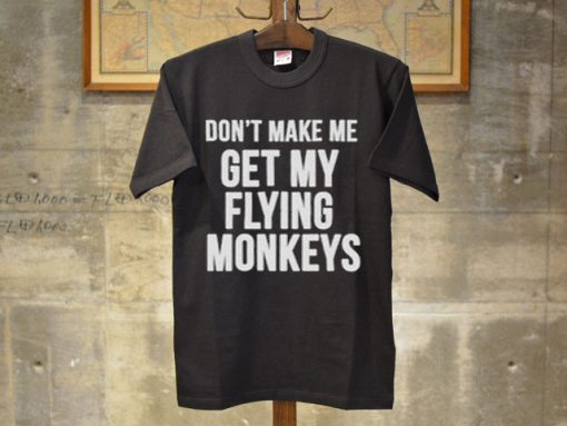 Don't make me get my flying monkeys tshirt