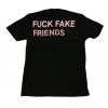 Fuck Fake Friends black back shirt