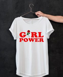 Girl power white t shirt