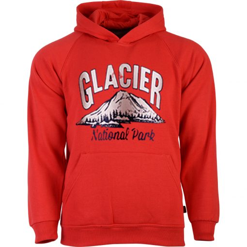 Glacier National Park Hoodie Red