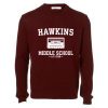 Hawkins Middle School AV Club Sweatshirt