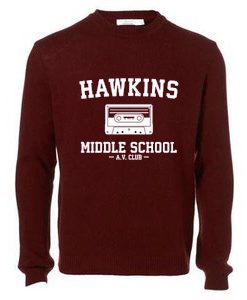 Hawkins Middle School AV Club Sweatshirt