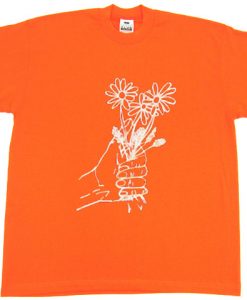 Hold Flowers Unisex adult T shirt