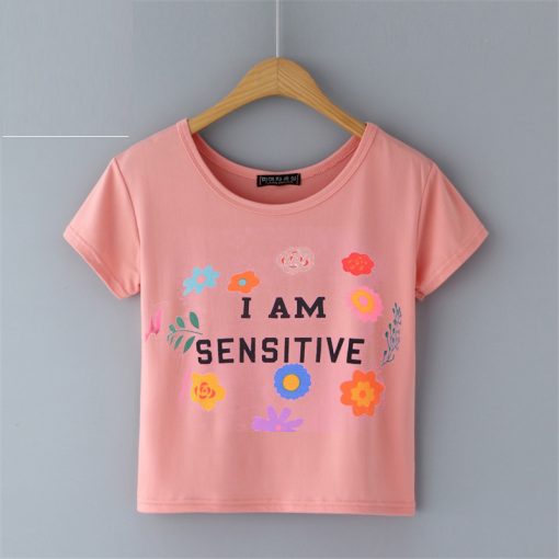 I AM SENSITIVE  PINK T SHIRTS