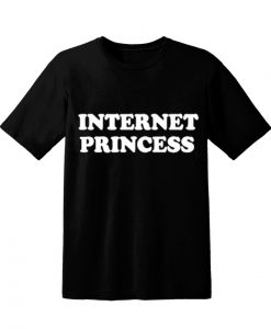 Internet Princess black T-shirt