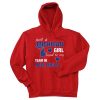 JUST A MICHIGAN GIRL RED HOODIES