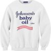 Johnson's Baby Oil Sweatshirt