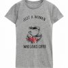 Just a woman who loves coffee T Shirt