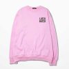 Later hater pink sweatshirt