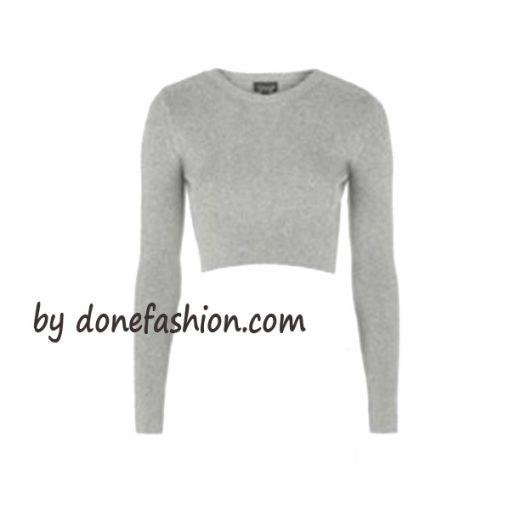 Long Sleve Grey Top Sweatshirts