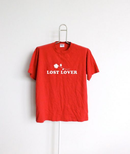 Lost Lover Unisex adult Red T shirt