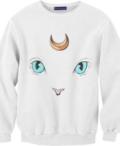 Luna Cute Sailormoon White Sweatshirts