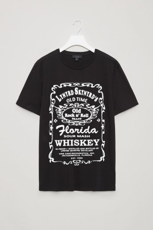 Lynyrd Skynyrd Florida Sour Mash Whiskey Label Tshirt