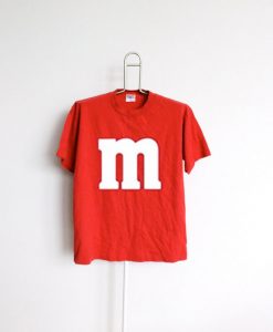 M Font T Shirt