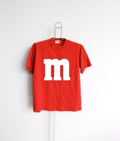 M Font T Shirt