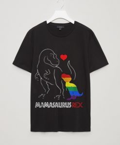 MAMASAURUS REX AND CHILD T REX TEES