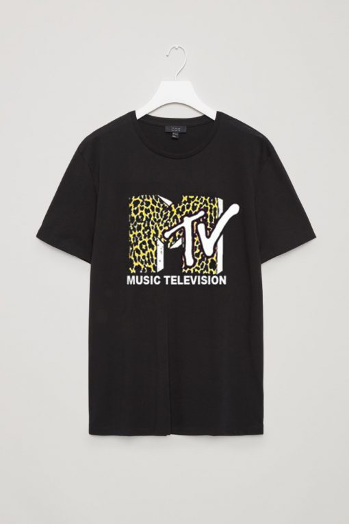 MTV Logo Leopard T-Shirt