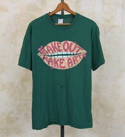 Make Out Make Art green tees