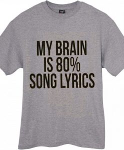 My Brain Is 80% Song Lyrics