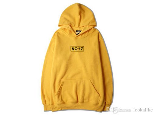 Nc 17  yellow hoodies